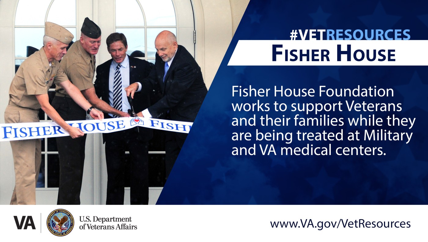 The Fisher House Foundation provides services that make it easier for Veterans and their families to get care at military and the Department of Veterans Affairs medical centers.