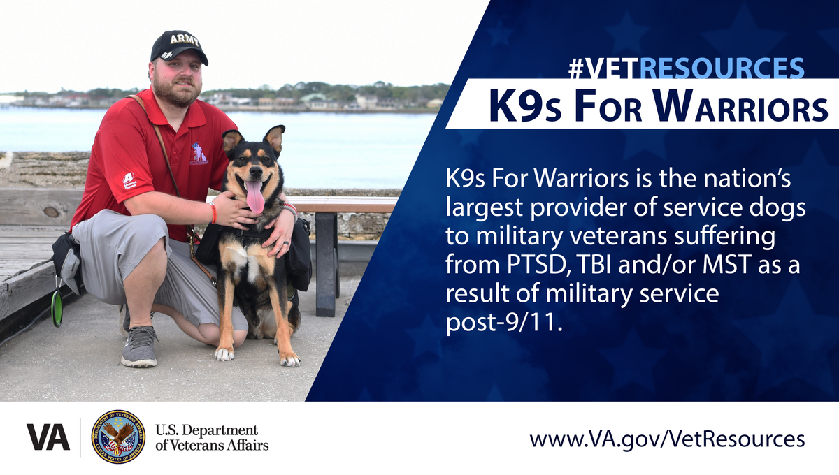 K9s for Warriors provides service dogs for Post-9/11 Veterans