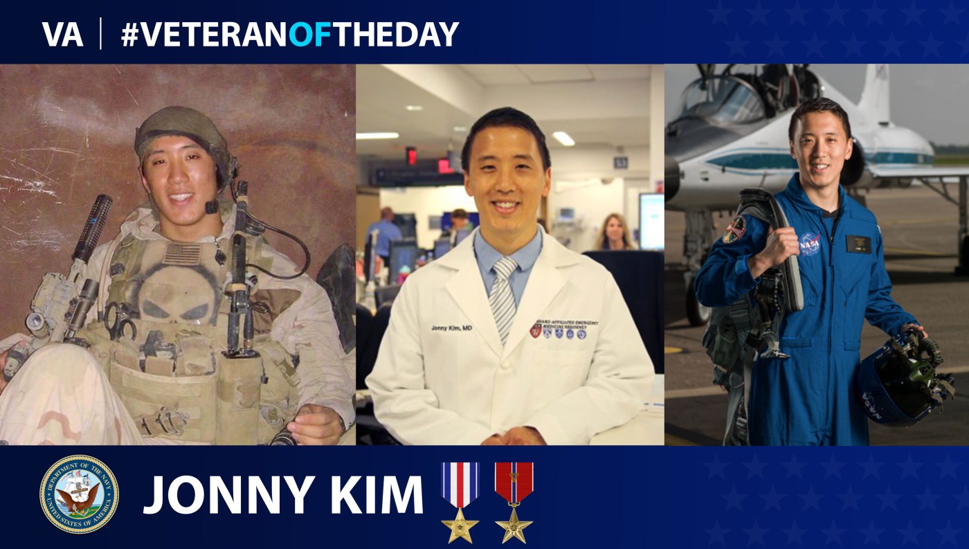 Navy Veteran Jonny Kim is today's Veteran of the Day.