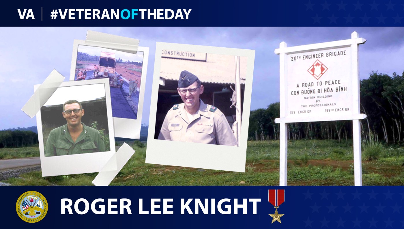 Army Veteran Roger Lee Knight is today's Veteran of the Day.