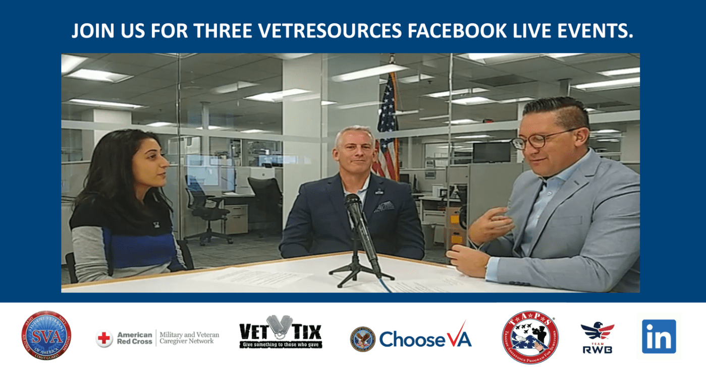 VetResources Facebook Live shares resources for Veterans, families, caregivers and survivors