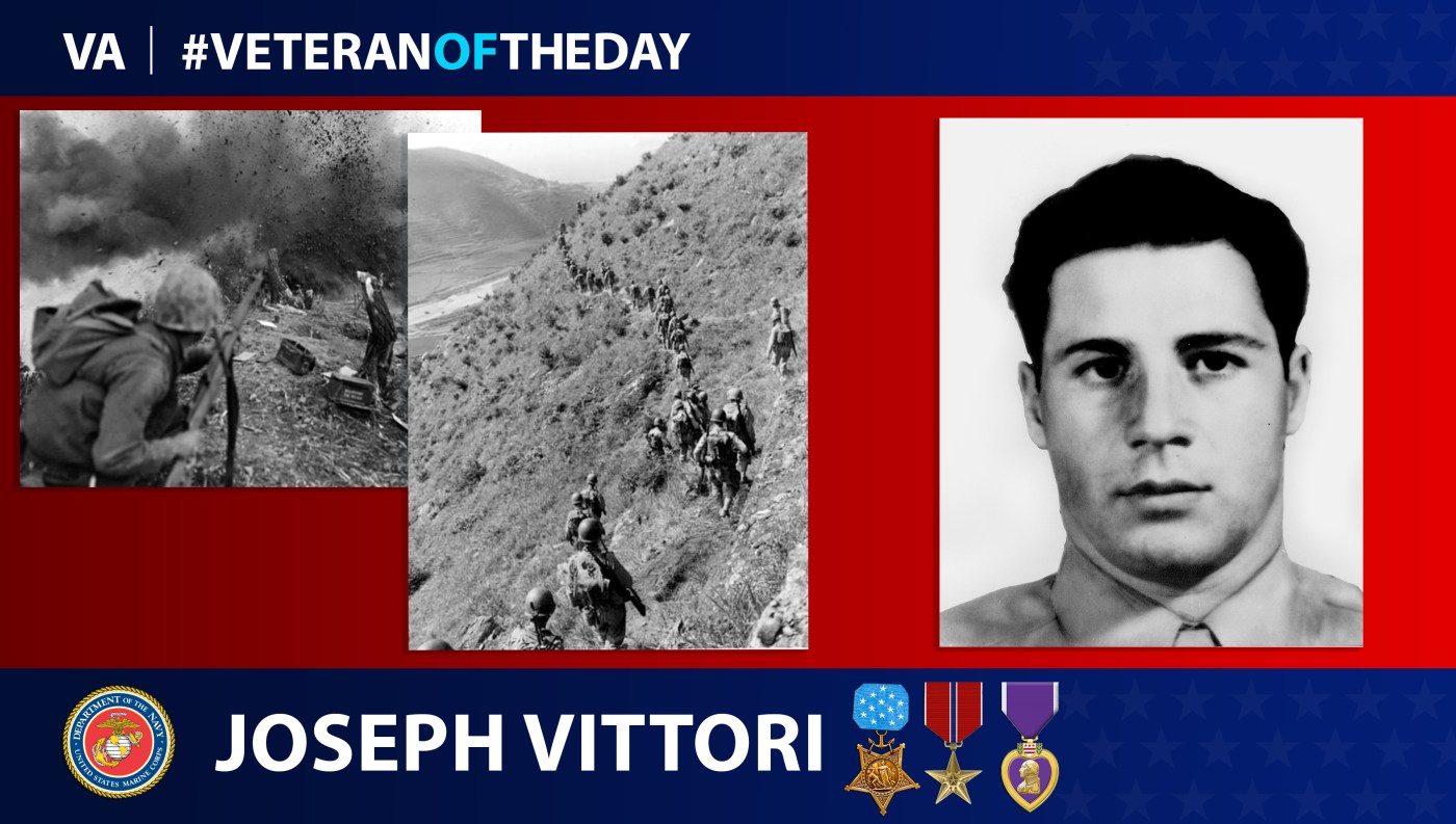 Marine Corps Veteran Joseph Vittori is today's Veteran of the Day.