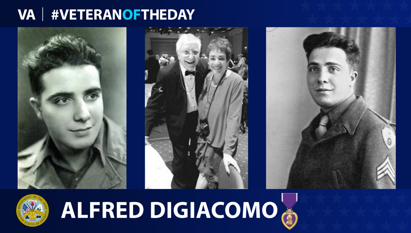 Army Veteran Alfred DiGiacomo is today's Veteran of the Day.