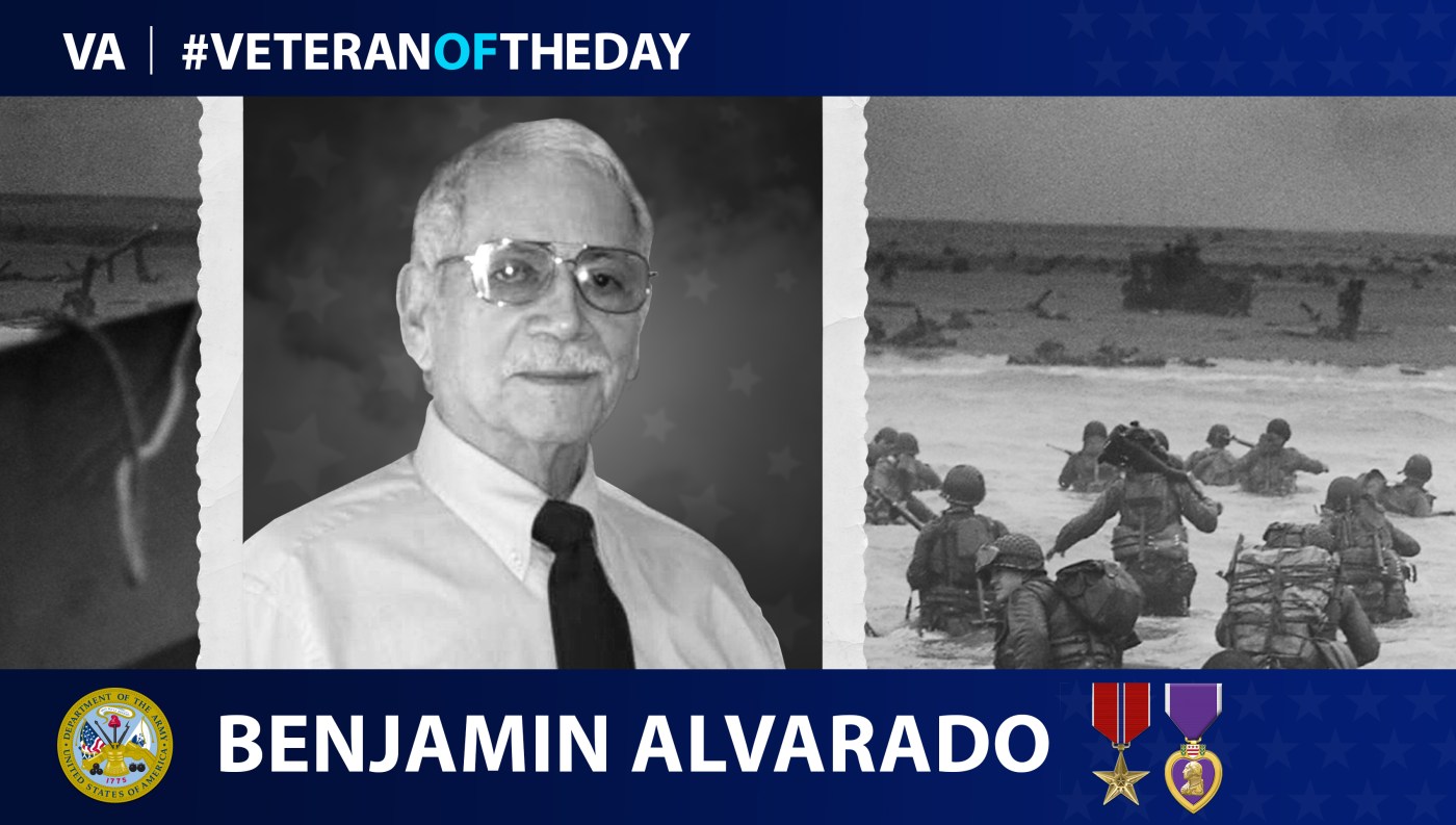 Army Veteran Benjamin Alvarado is today's Veteran of the Day.