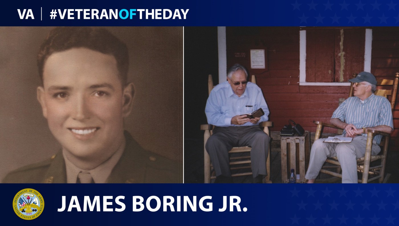 Army Veteran James M. Boring Jr. is today's Veteran of the Day.