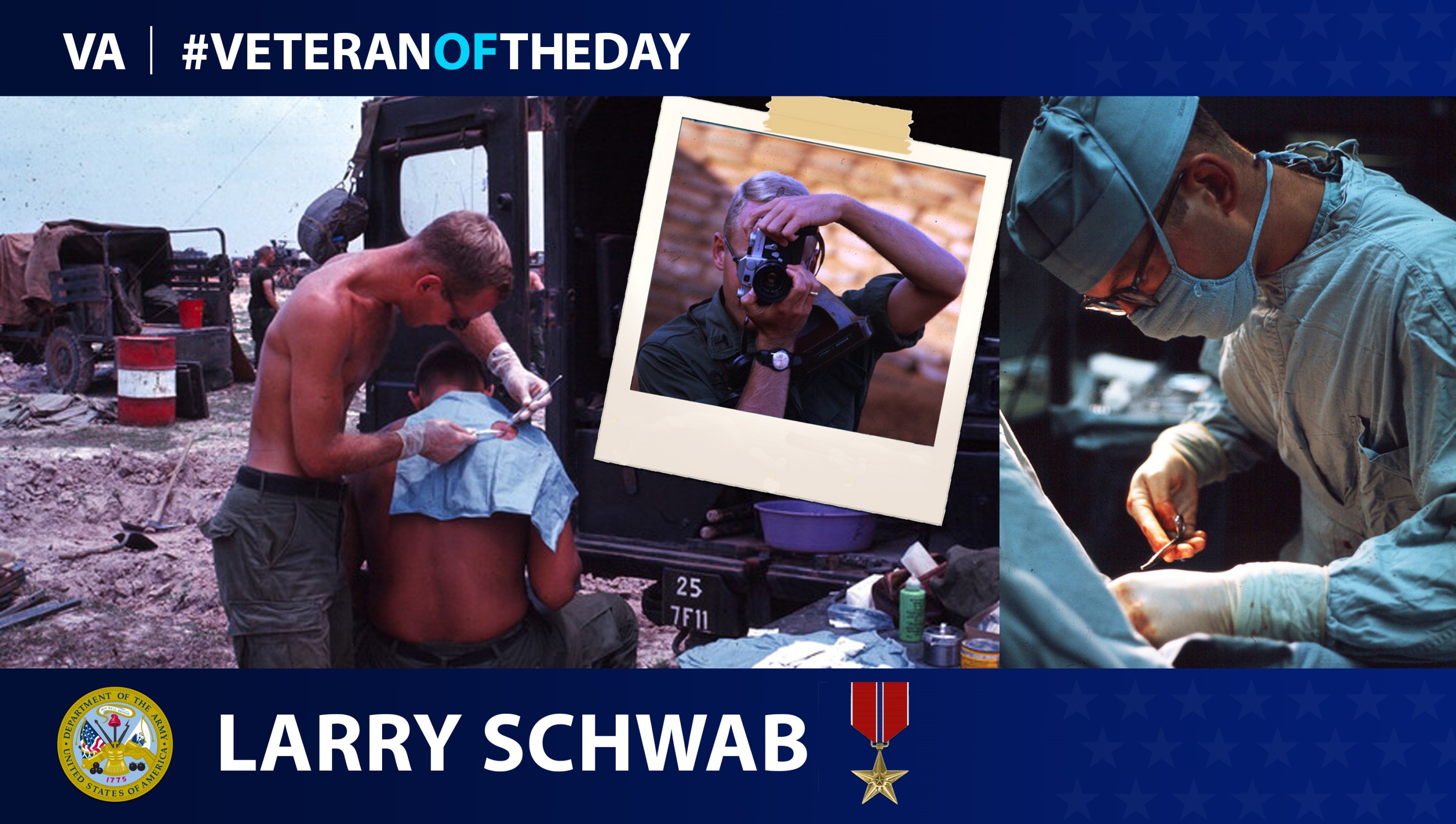 Army Veteran Larry Schwab is today's Veteran of the Day.