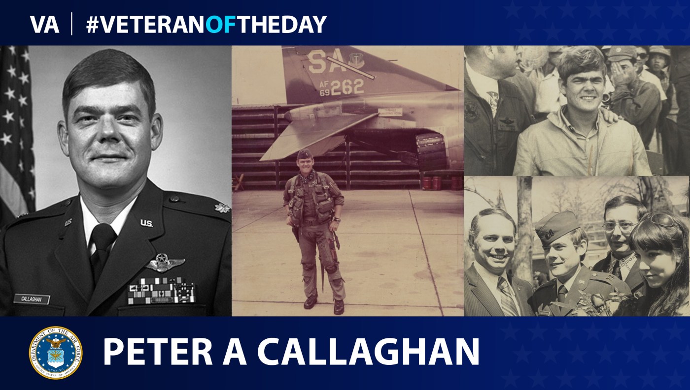 Air Force Veteran Peter A. Callaghan is today's Veteran of the Day.