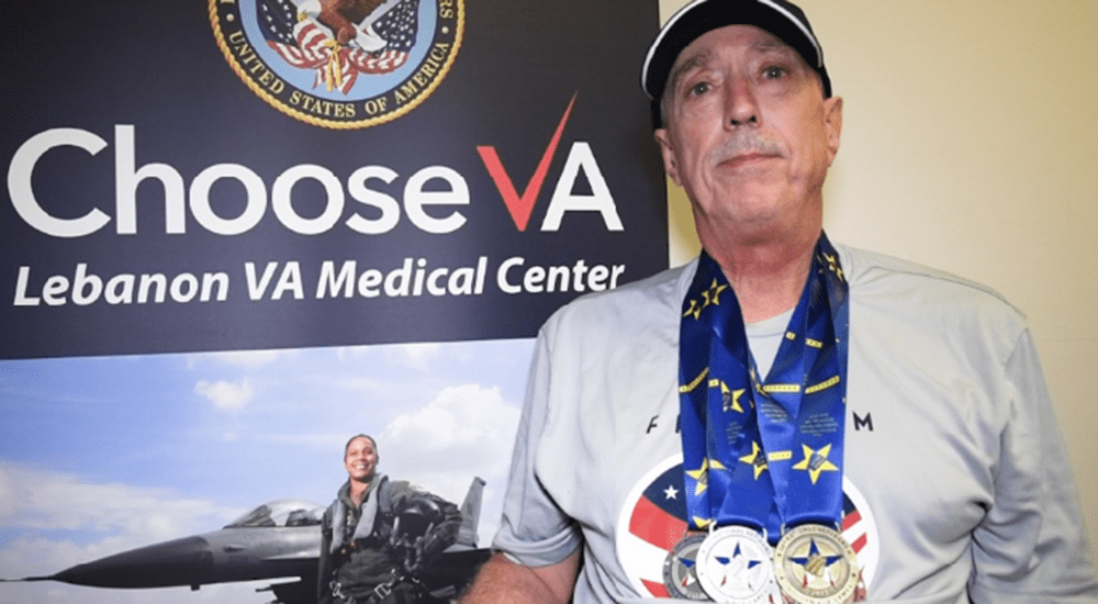 Veteran Rick Rader won four medals at the 2019 National Veterans Golden Age Games, just months after knee replacement surgery