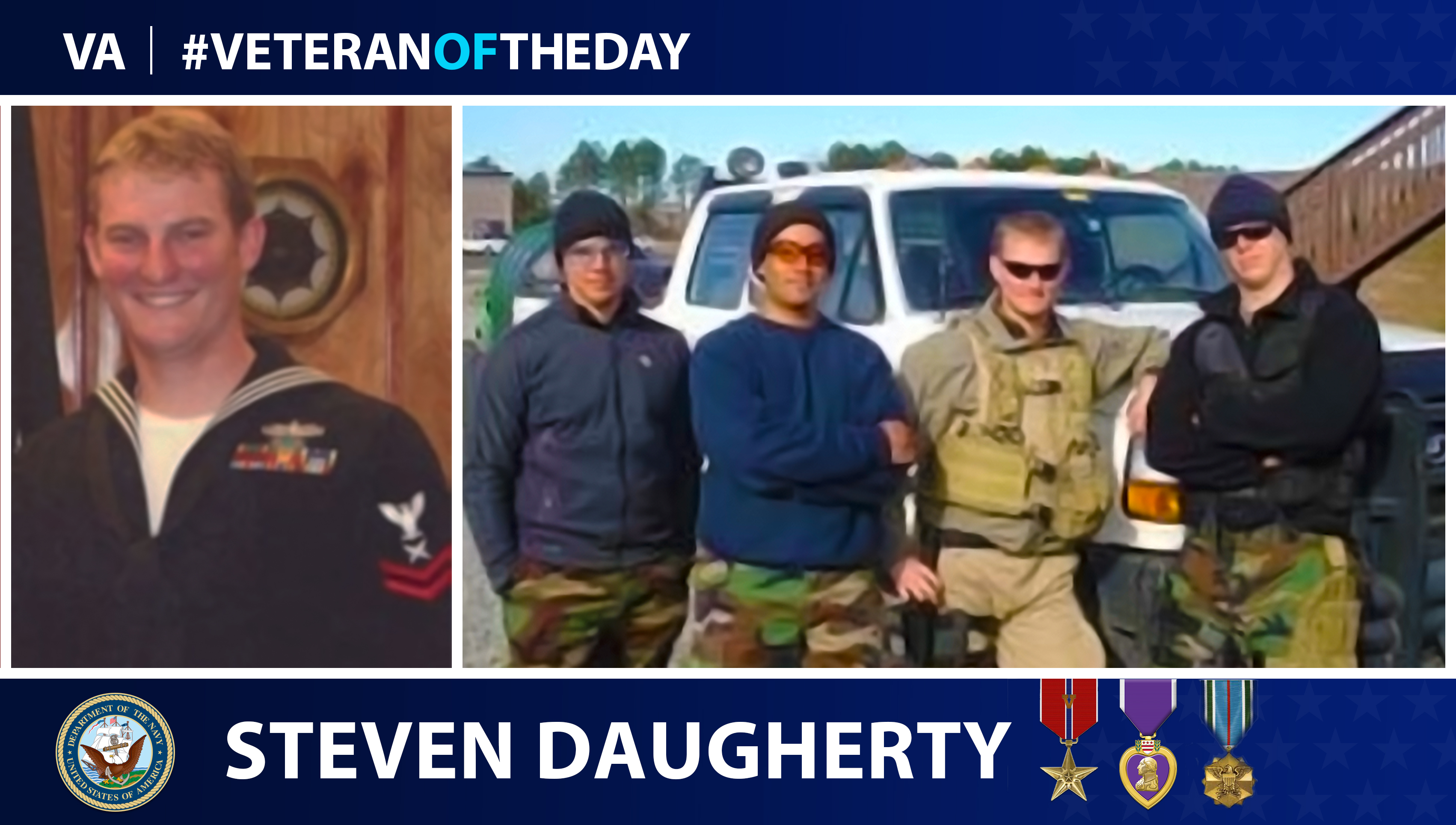 Navy Veteran Steven Daugherty is today's Veteran of the Day.