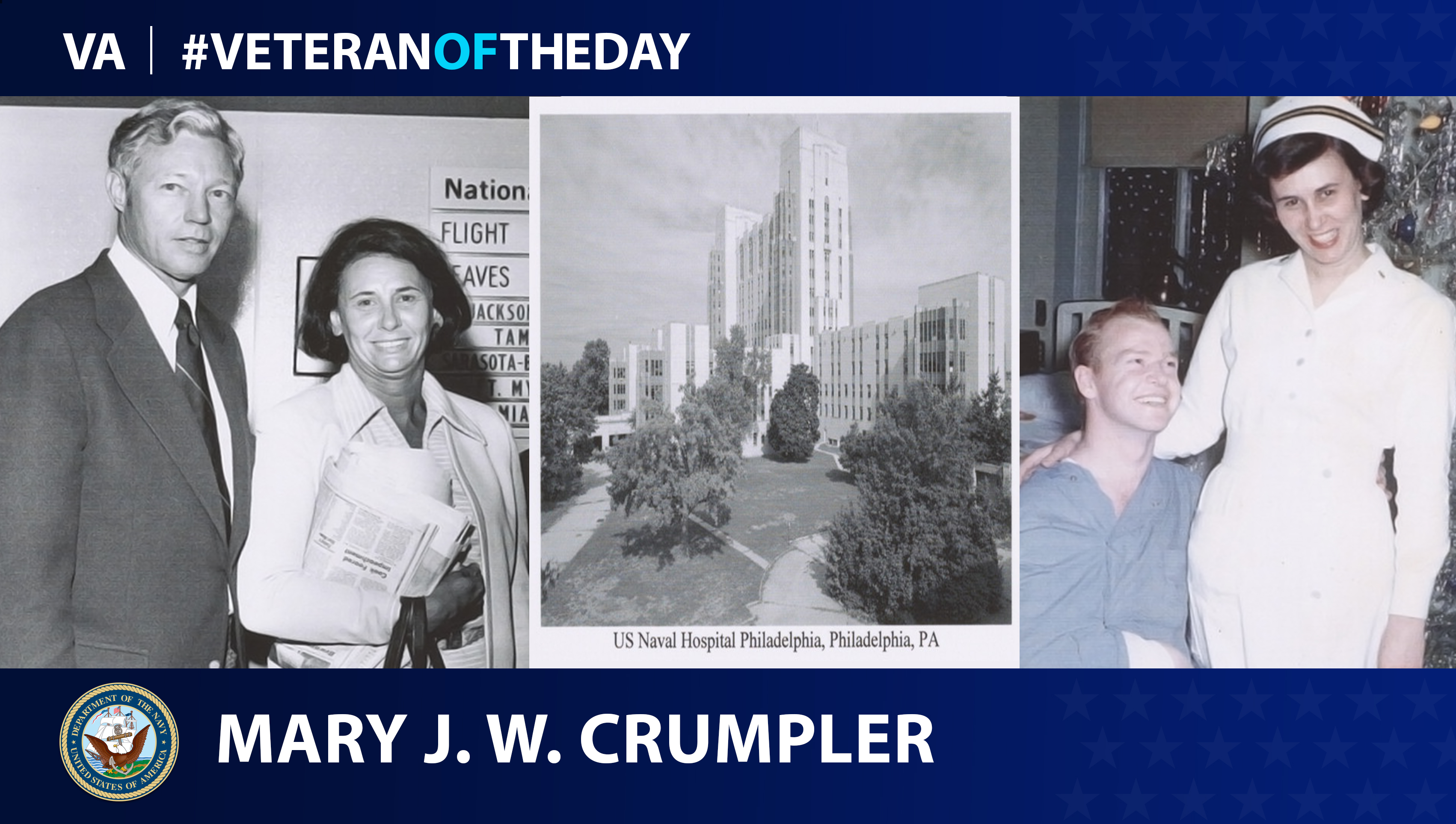 Navy Veteran Mary Jane Wilcox Crumpler is today's Veteran of the Day.