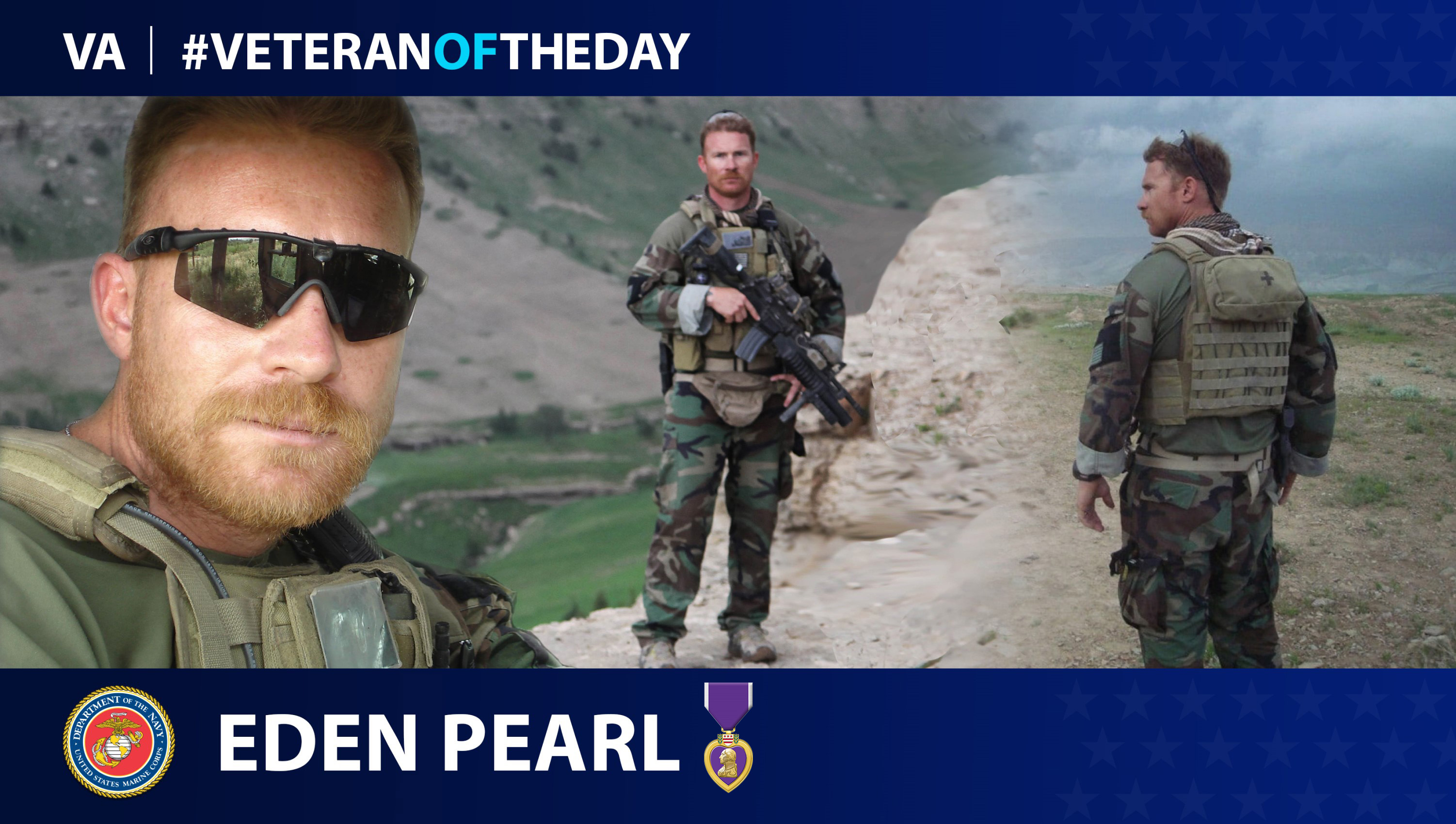 Marine Corps Veteran Eden Pearl is today's Veteran of the Day.
