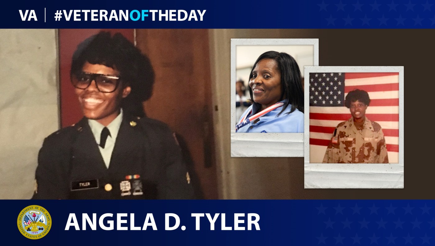 Army Veteran Angela D. Tyler is today's Veteran of the Day.