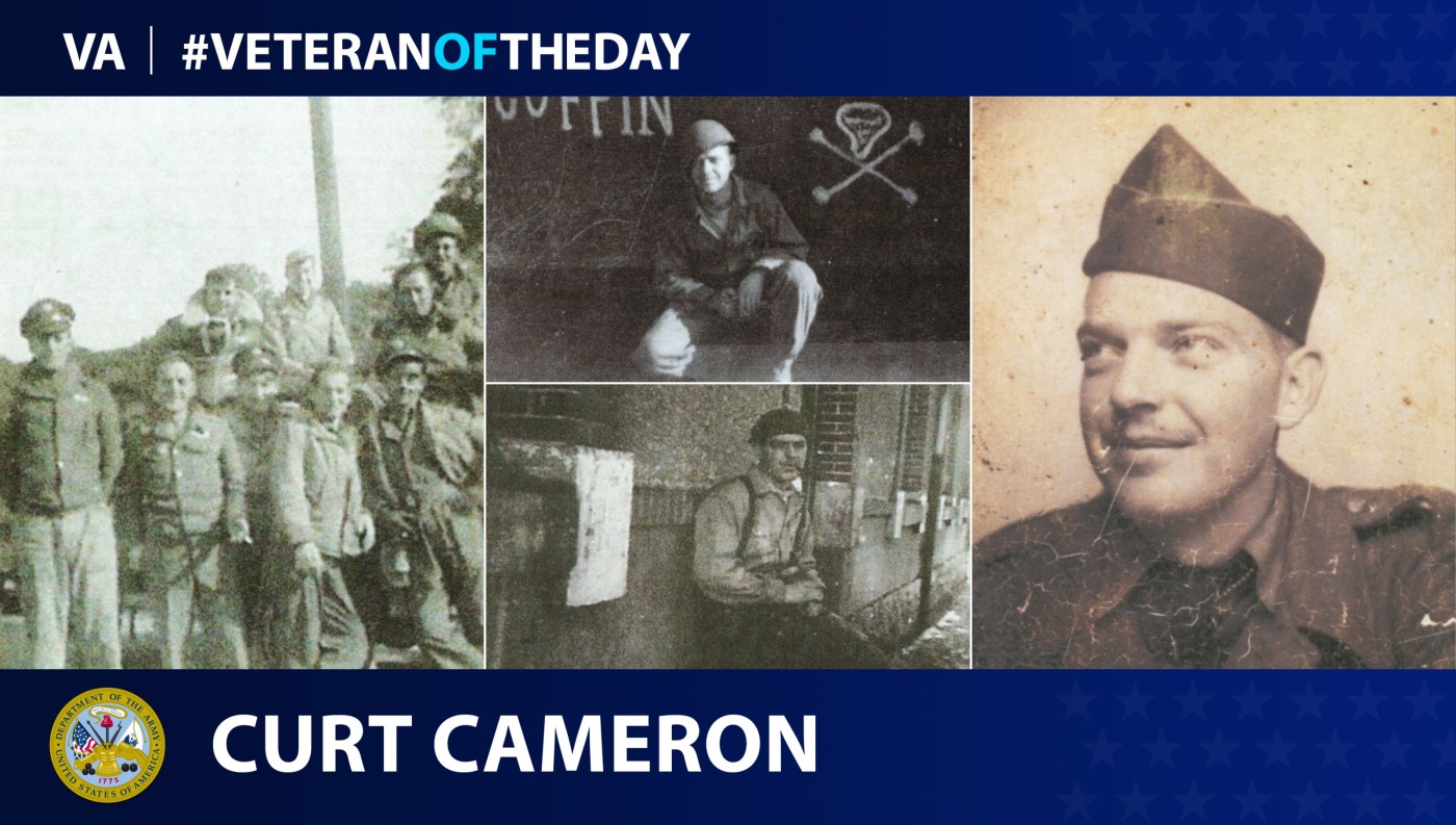 Army Veteran Curtis R. Cameron is today's Veteran of the Day.