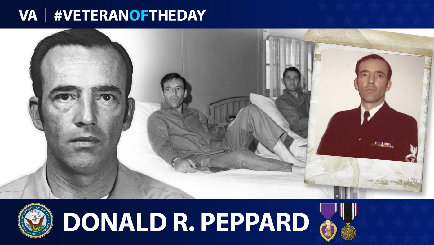 Navy Veteran Donald Richard Peppard is today's Veteran of the Day.