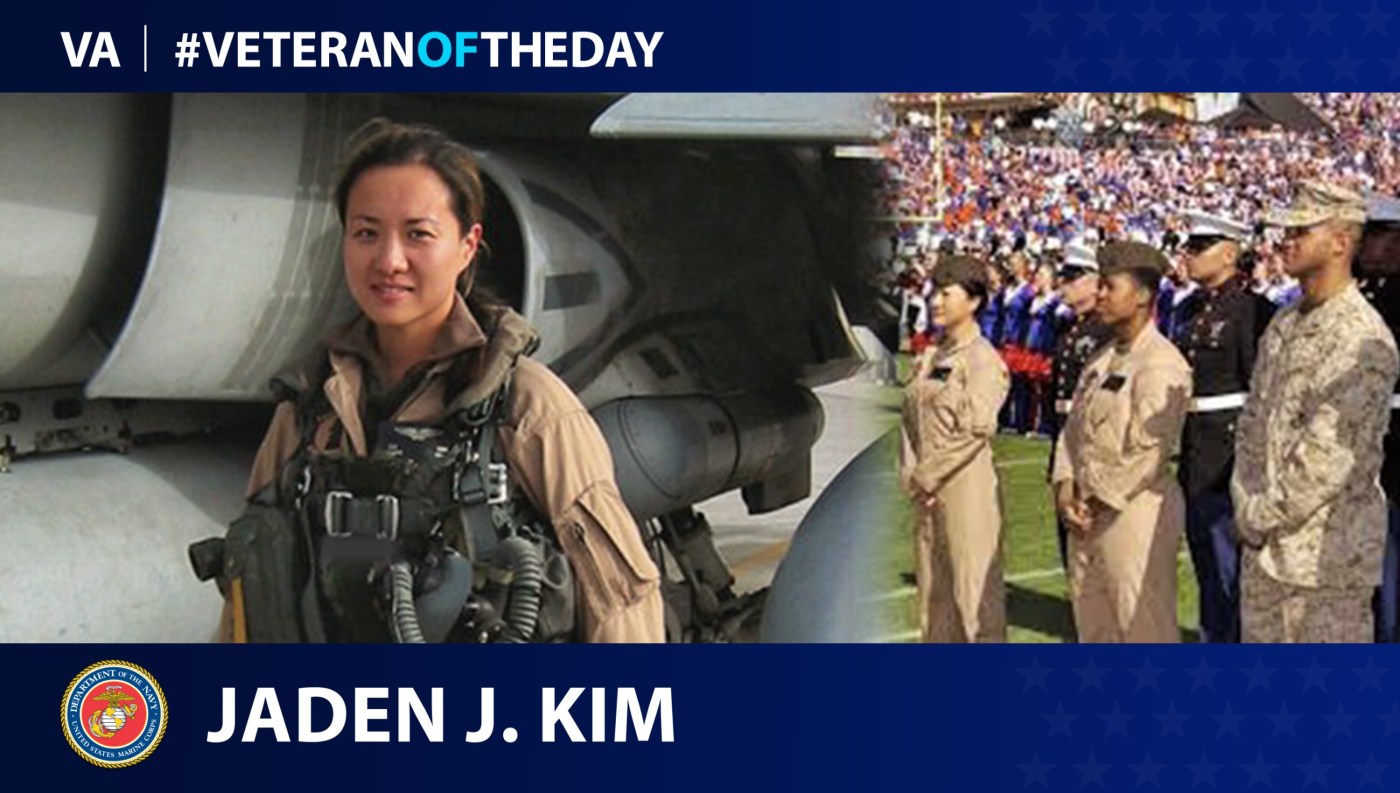 Marine Veteran Jaden J. Kim is today's Veteran of the Day.