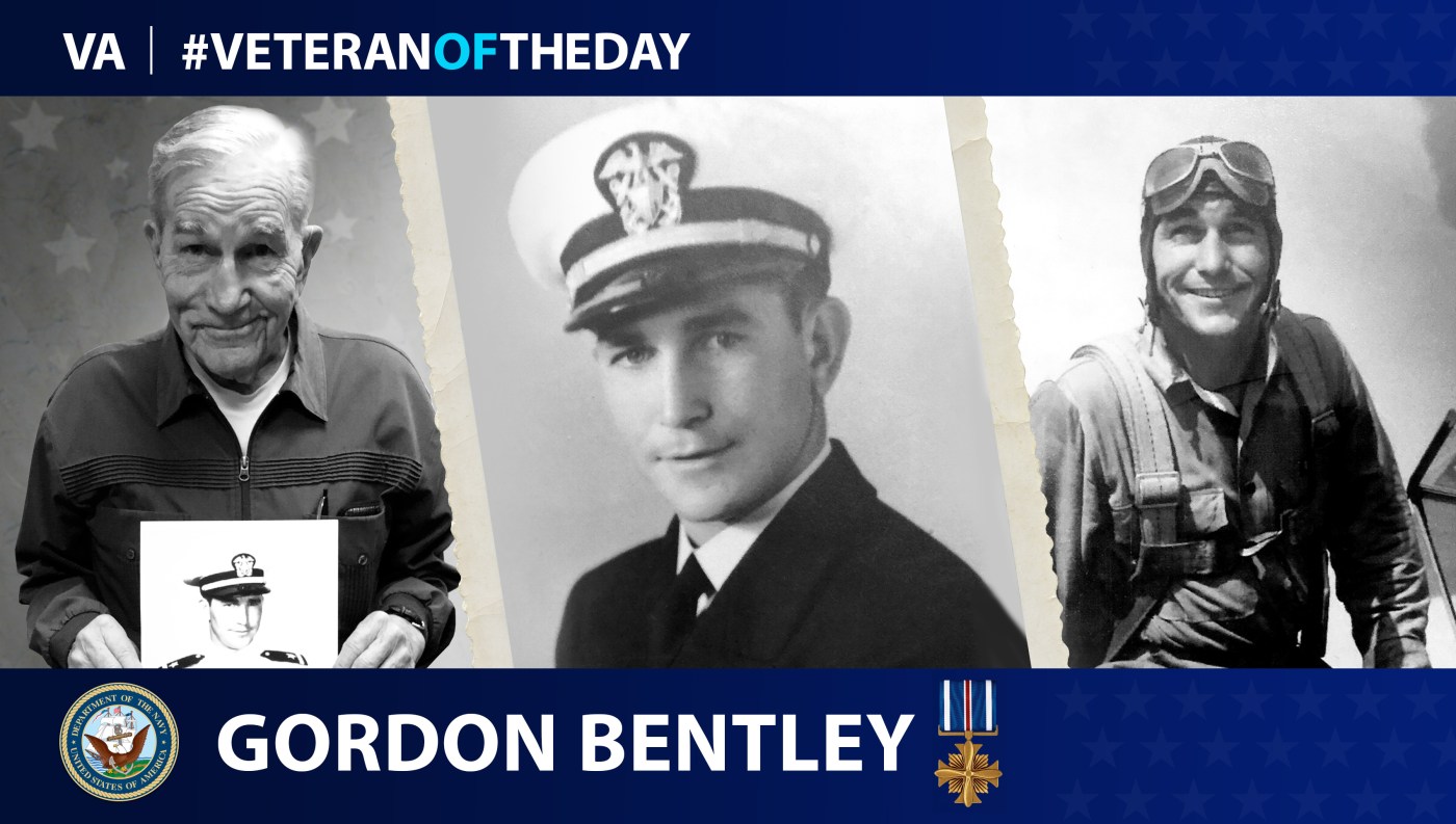 Navy Veteran Gordon Earl Bentley is today's Veteran of the Day.