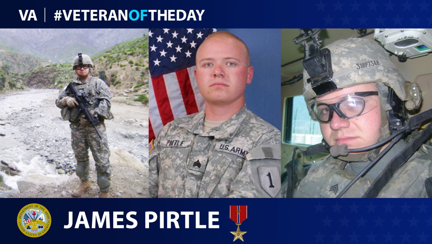 Army Veteran James Pirtle is today's Veteran of the Day.