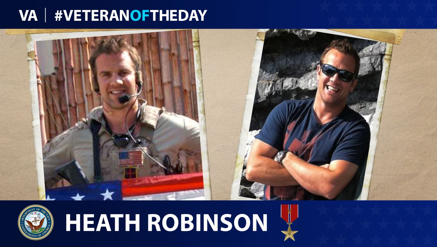 Navy Veteran Heath Robinson is today's Veteran of the Day.