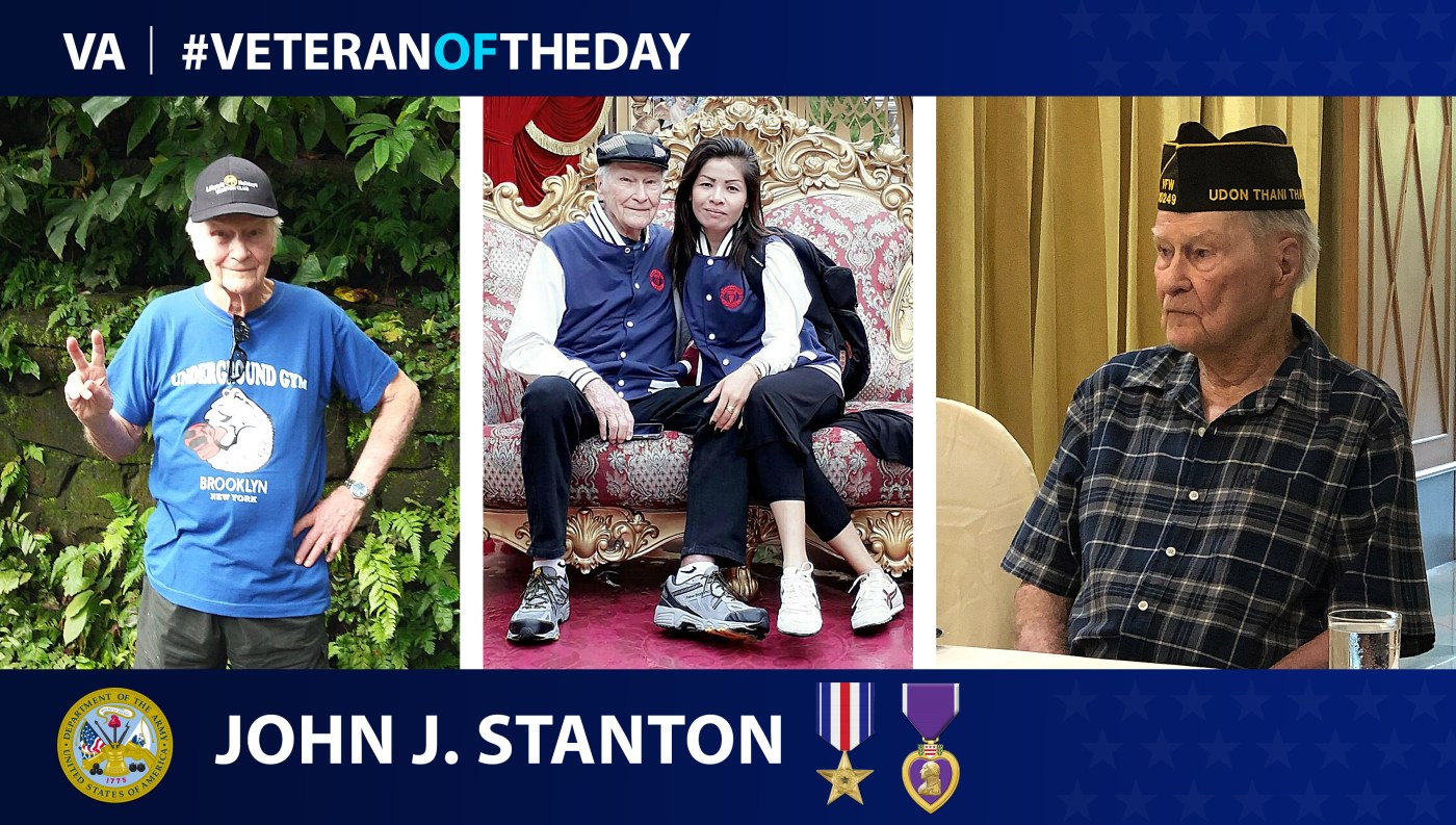 Army Veteran John J. Stanton is today's Veteran of the Day.