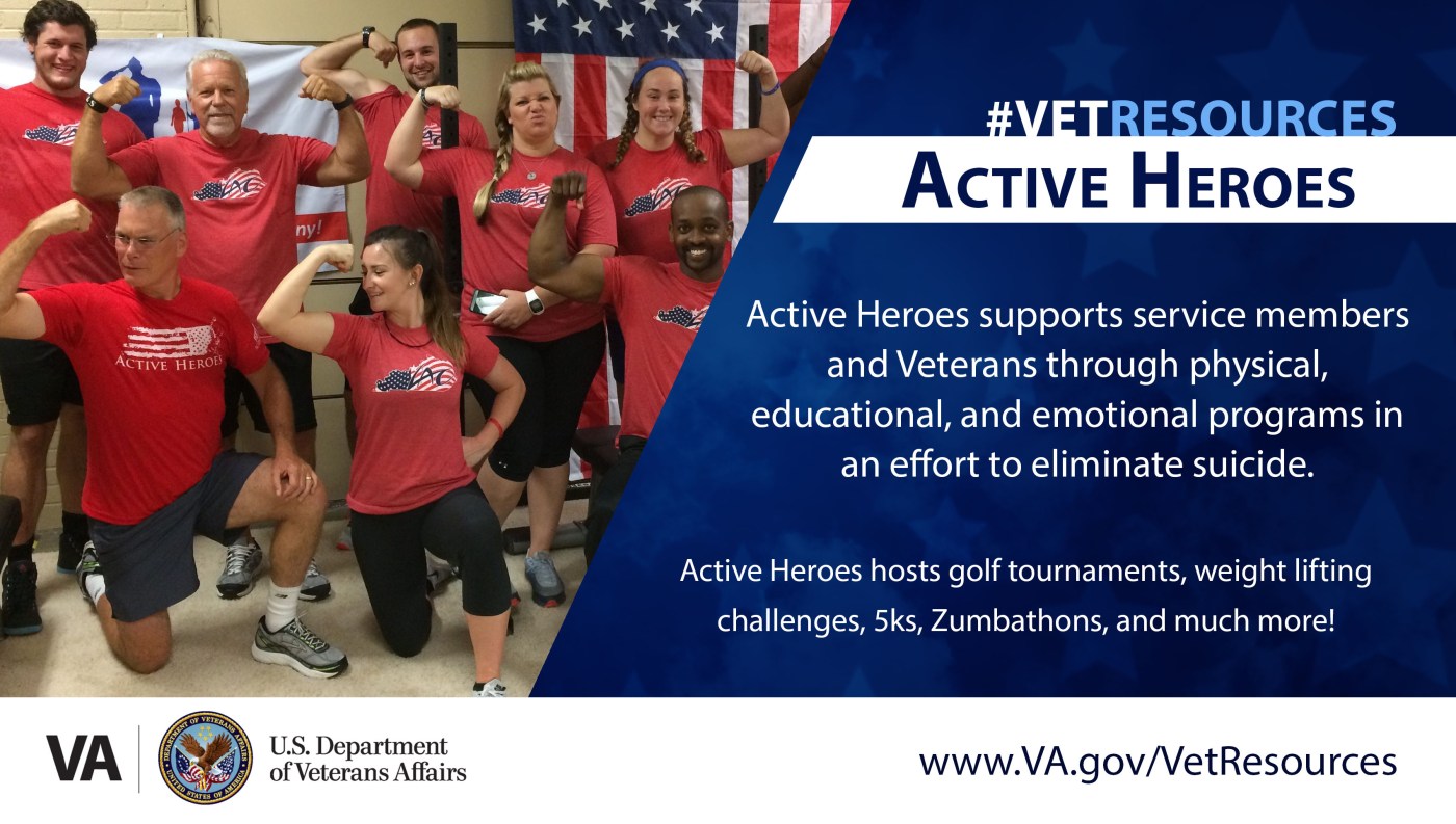 Active Heroes non-profit strives to end Veteran suicide through activities, peer support and more.