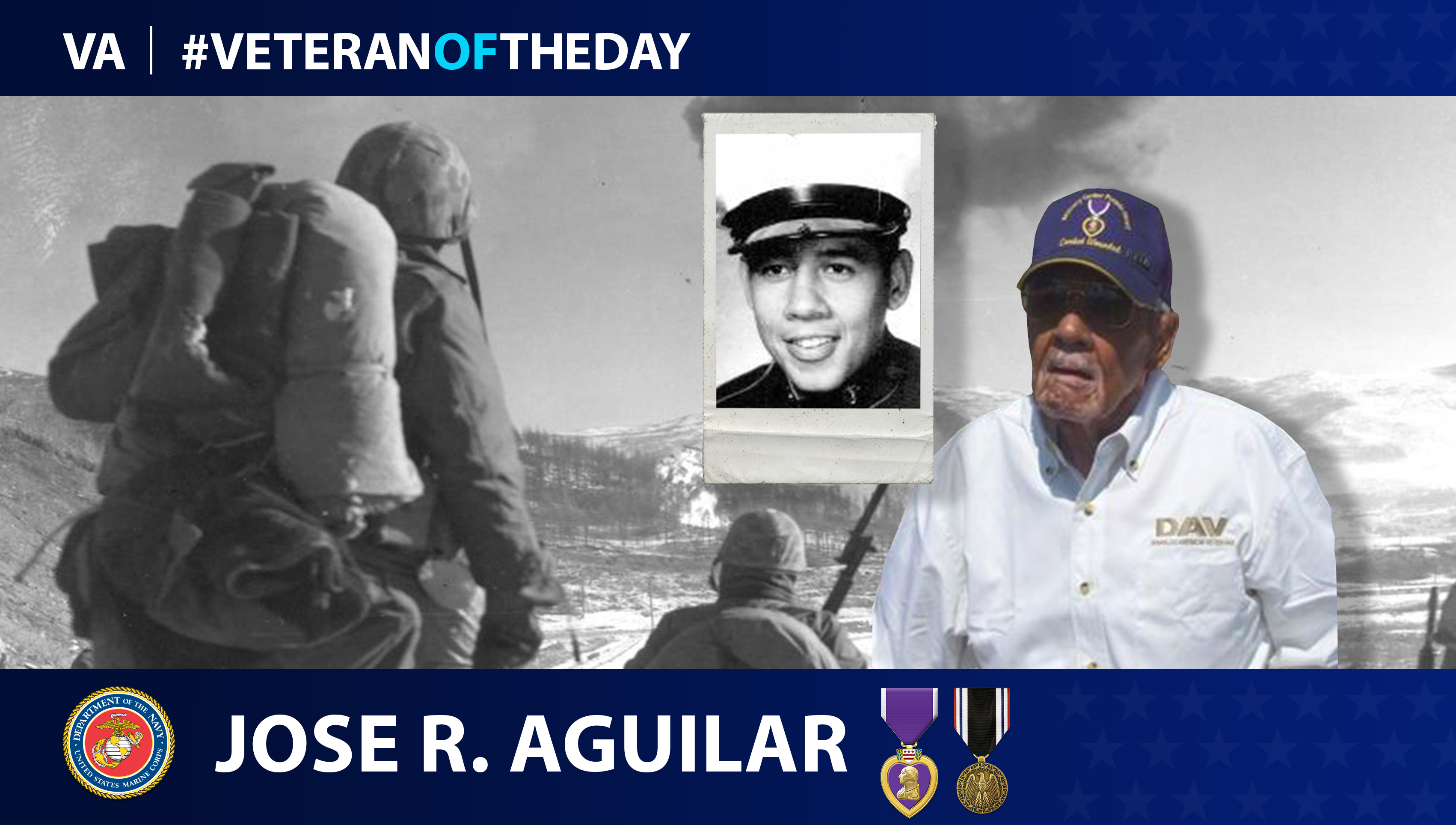 Marine Corps Veteran Jose Refugio Aguilar is today's Veteran of the Day.