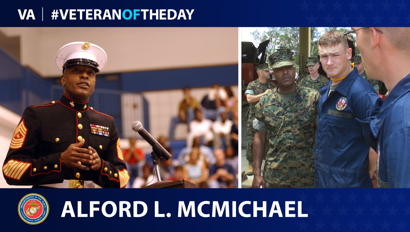 Marine Corps Veteran Alford L. McMichael is today's Veteran of the Day.