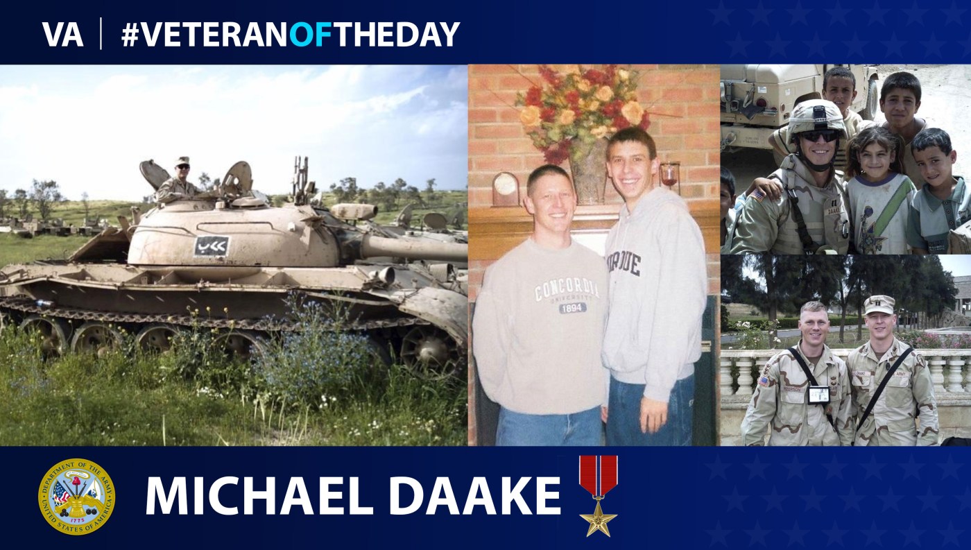 Army Veteran Michael Brian Daake is today's Veteran of the Day.