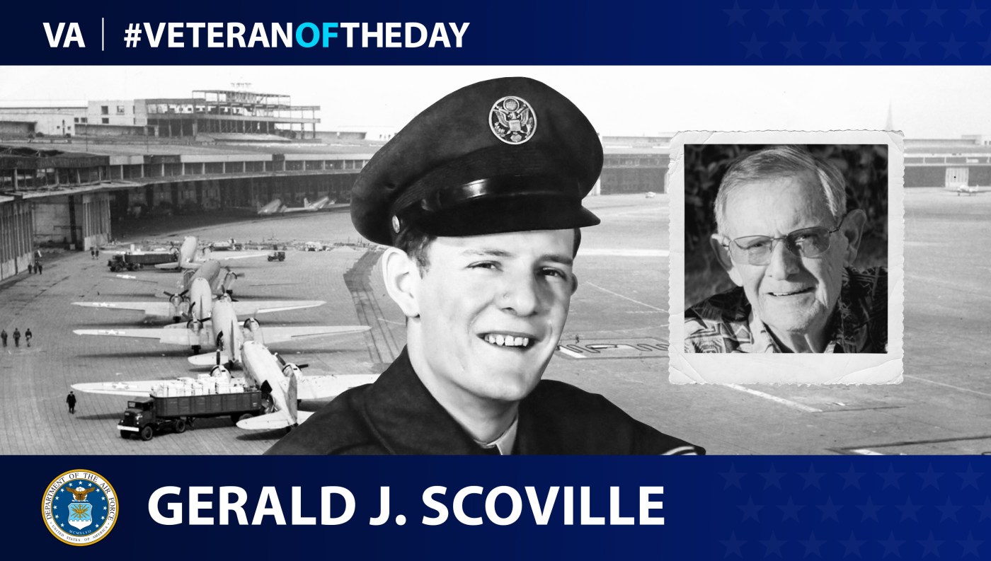 Air Force Veteran Gerald J. Scoville is today's Veteran of the Day.