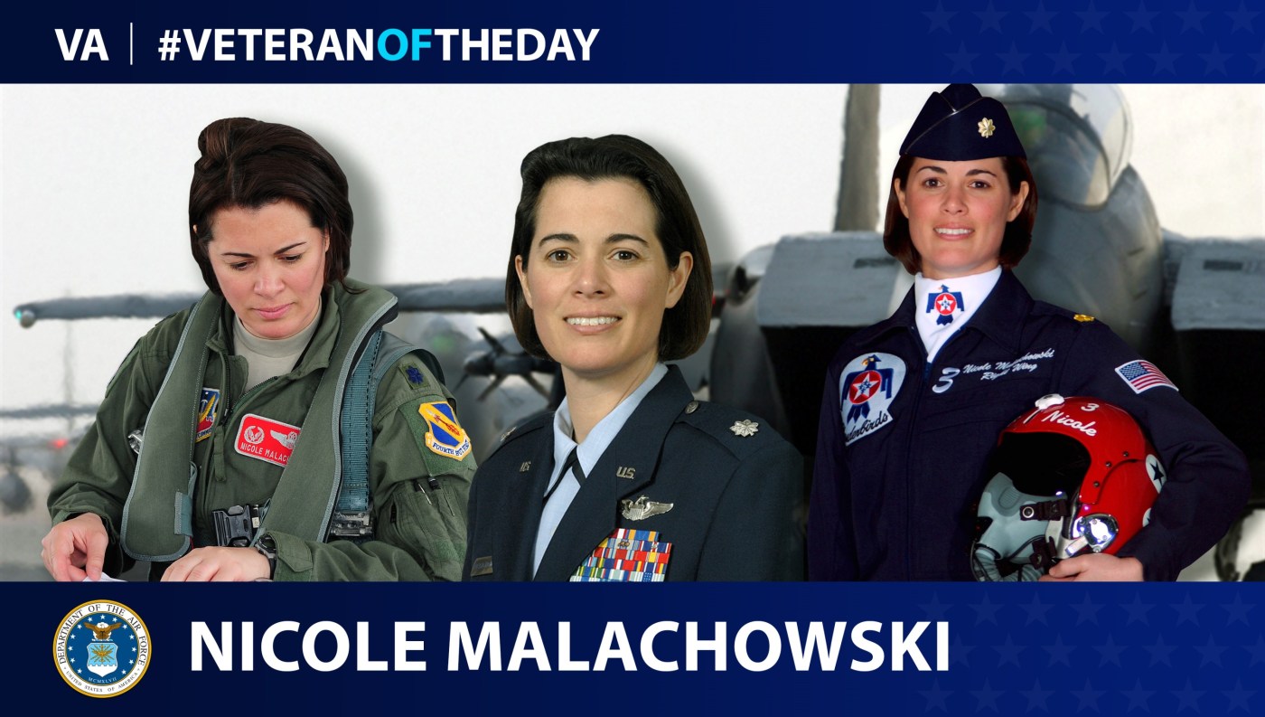 Air Force Veteran Nicole Malachowski is today's Veteran of the Day.