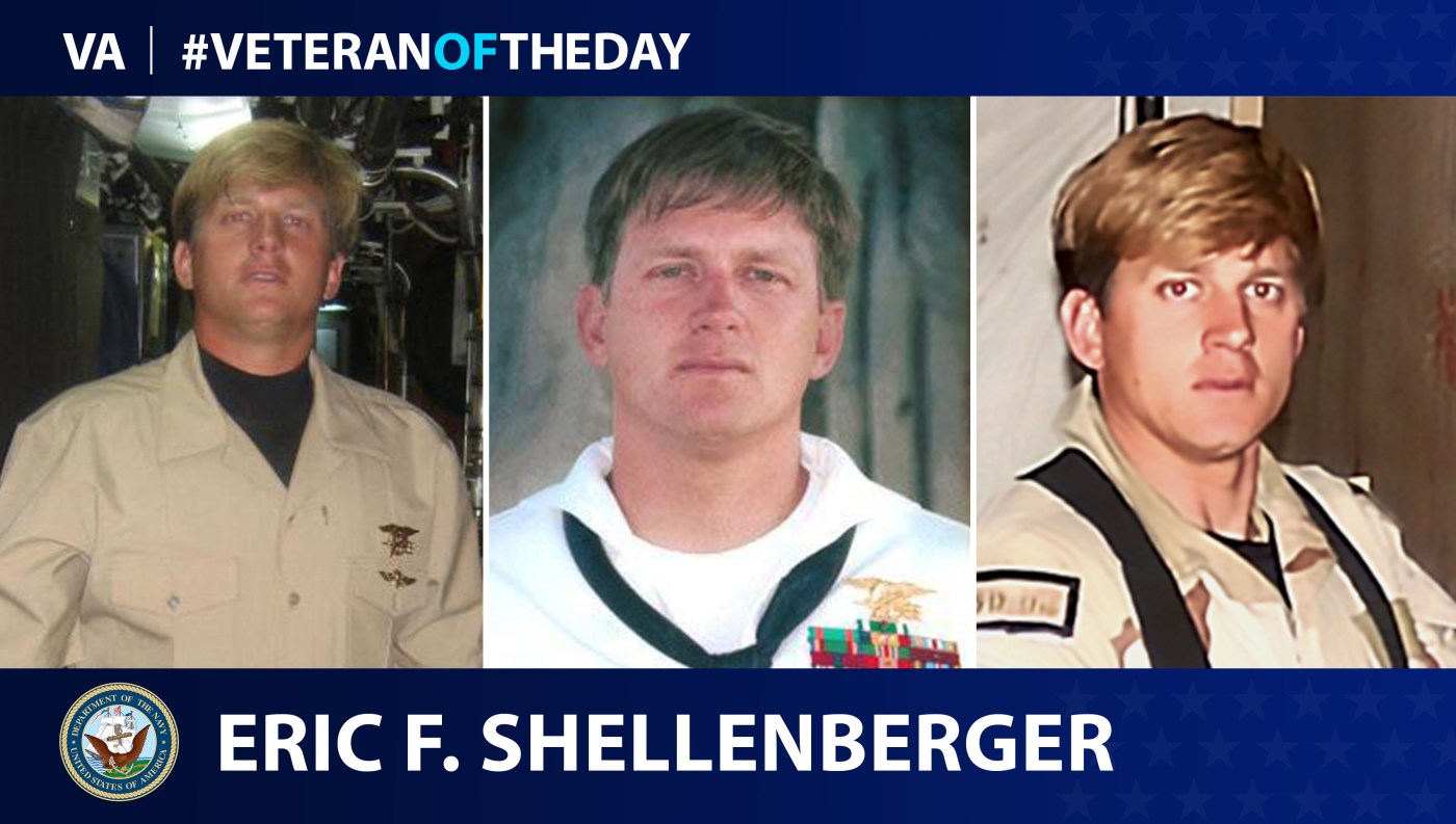 Marine Corps and Navy Veteran Eric F. Shellenberger is today's Veteran of the Day.