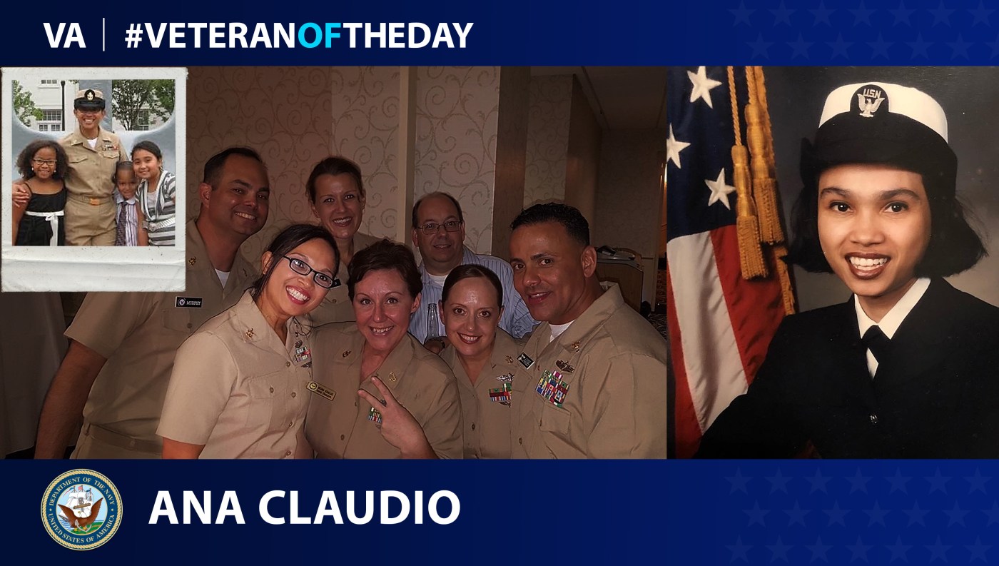 Navy Veteran Ana Claudio is today's Veteran of the Day.