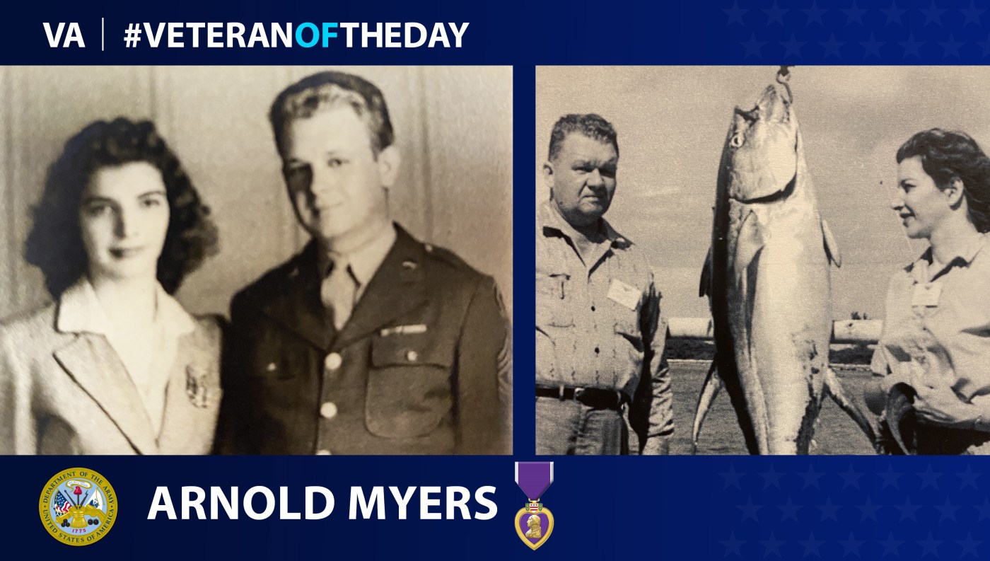 Army Veteran Arnold Myers is today's Veteran of the Day.