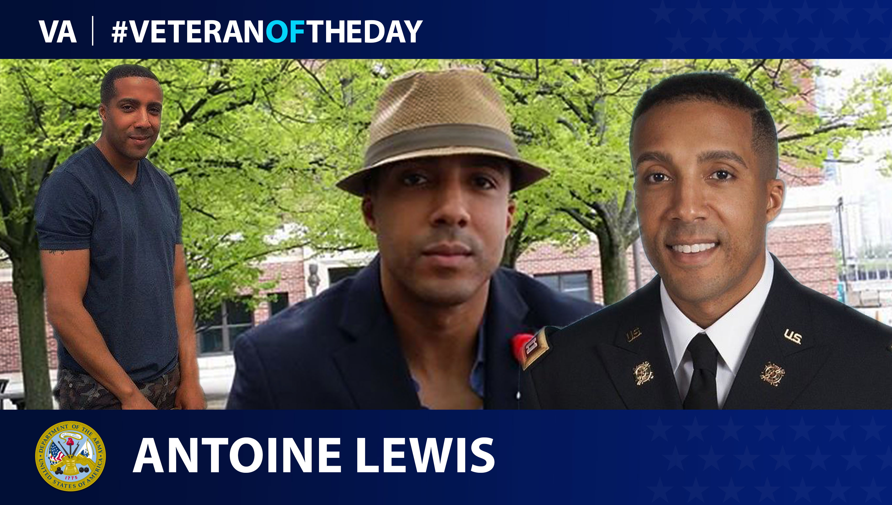 Army Veteran Antoine Lewis is today's Veteran of the Day.