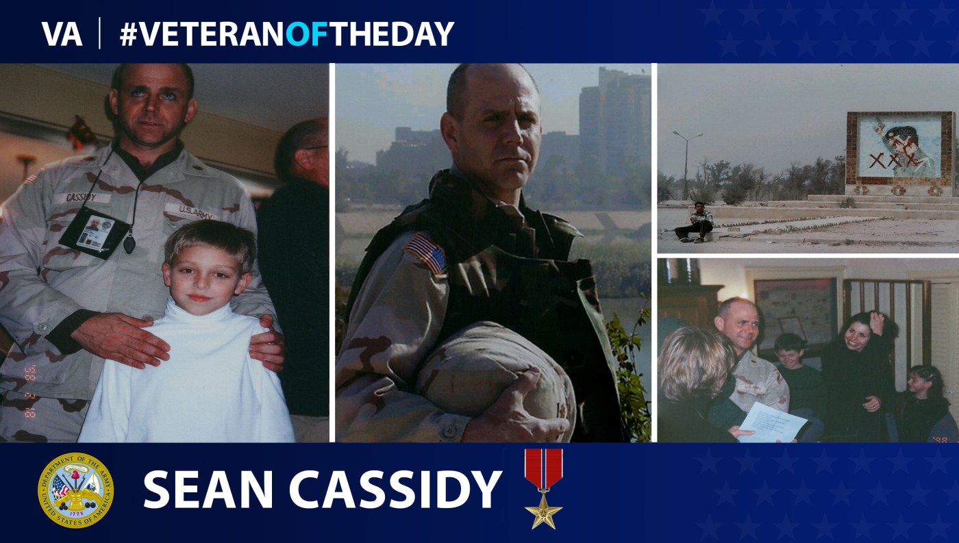 Army Veteran Sean Lydon Cassidy is today's Veteran of the Day.