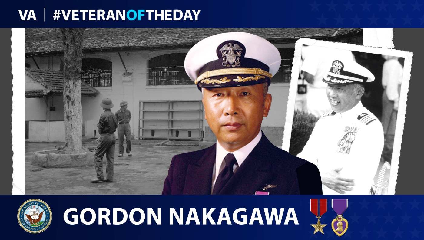 Navy Veteran Gordon Ross Nakagawa is today's Veteran of the Day.