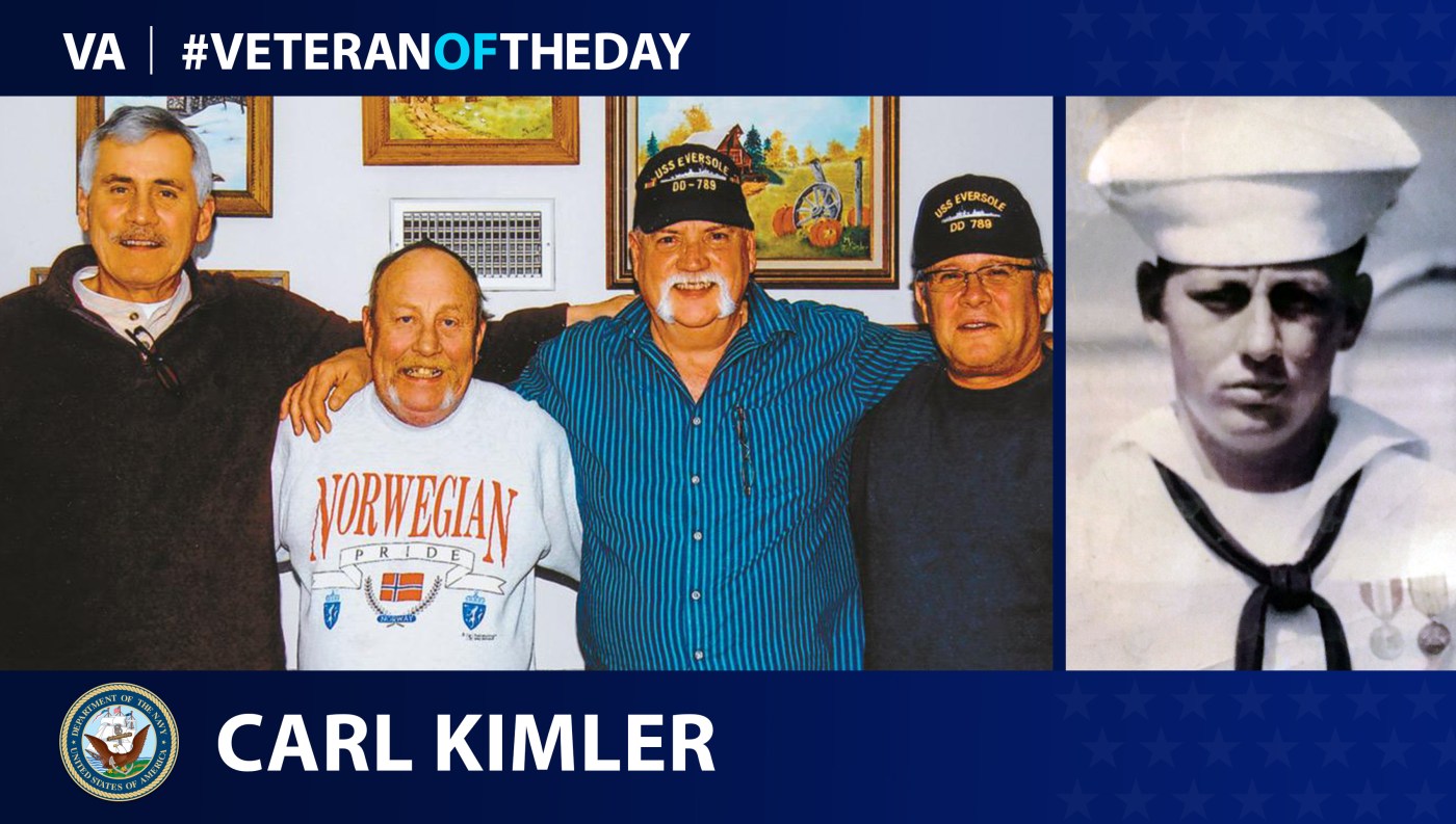 Navy Veteran Carl Kimler is today's Veteran of the Day.