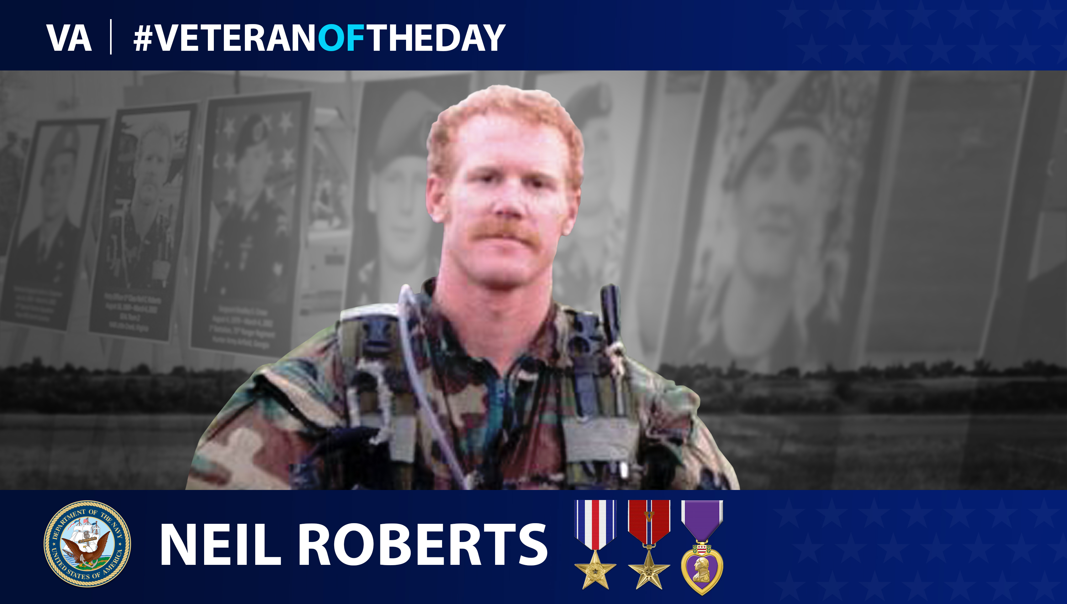 Navy Veteran Neil C. Roberts is today's Veteran of the Day.