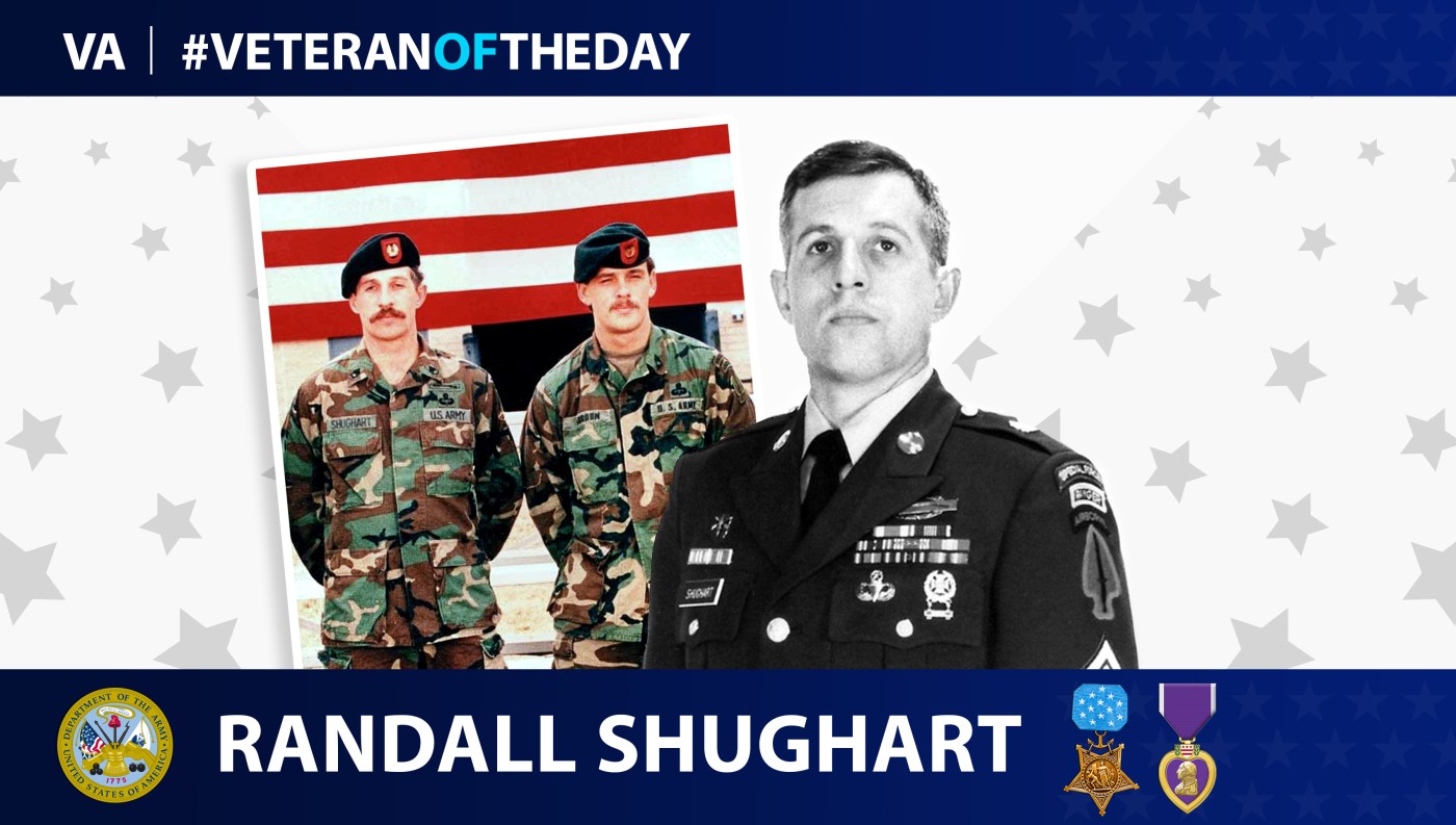 Army Veteran Randall Shughart is today's Veteran of the Day.
