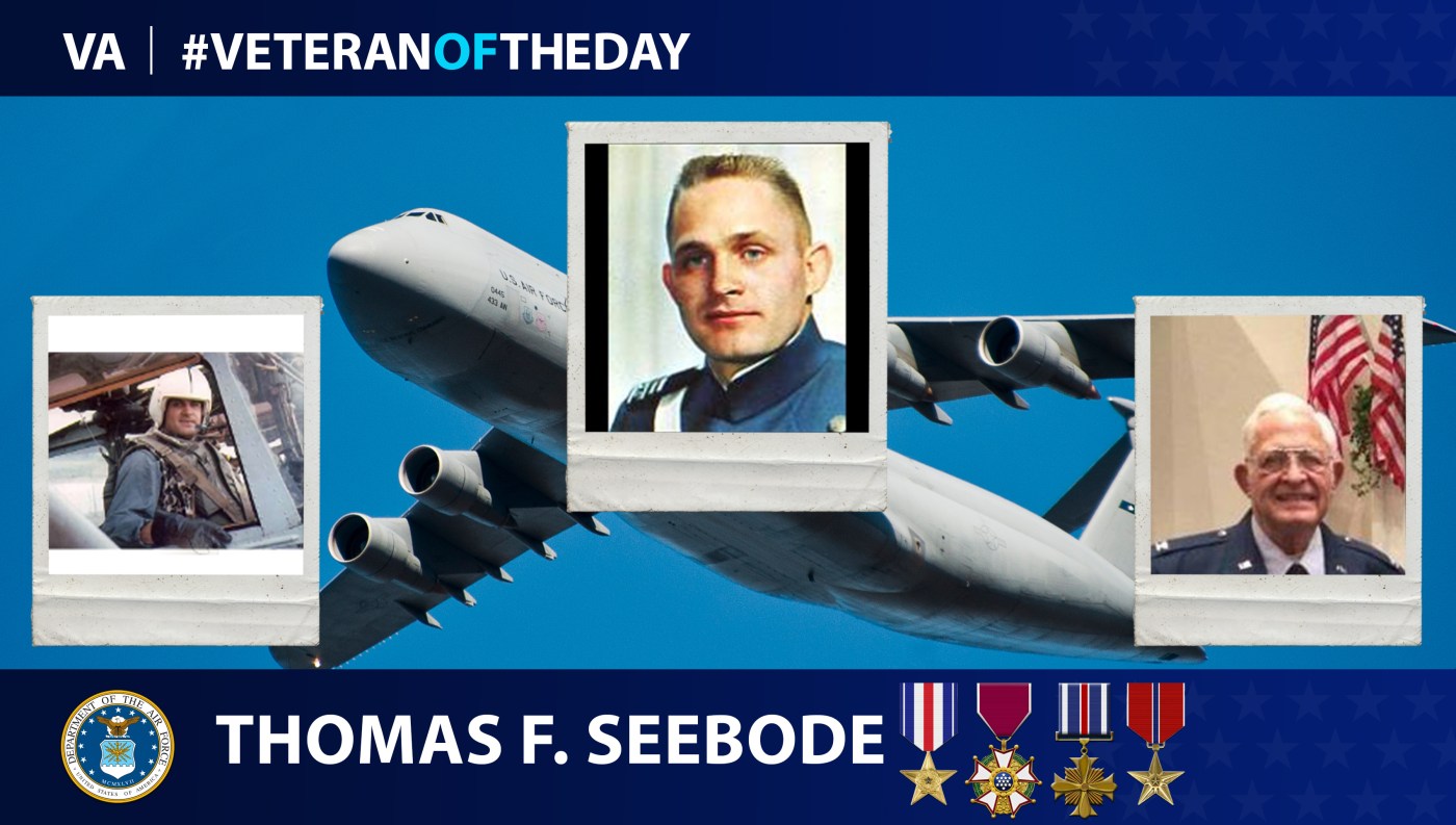 Air Force Veteran Thomas Frederick Seebode is today's Veteran of the Day.
