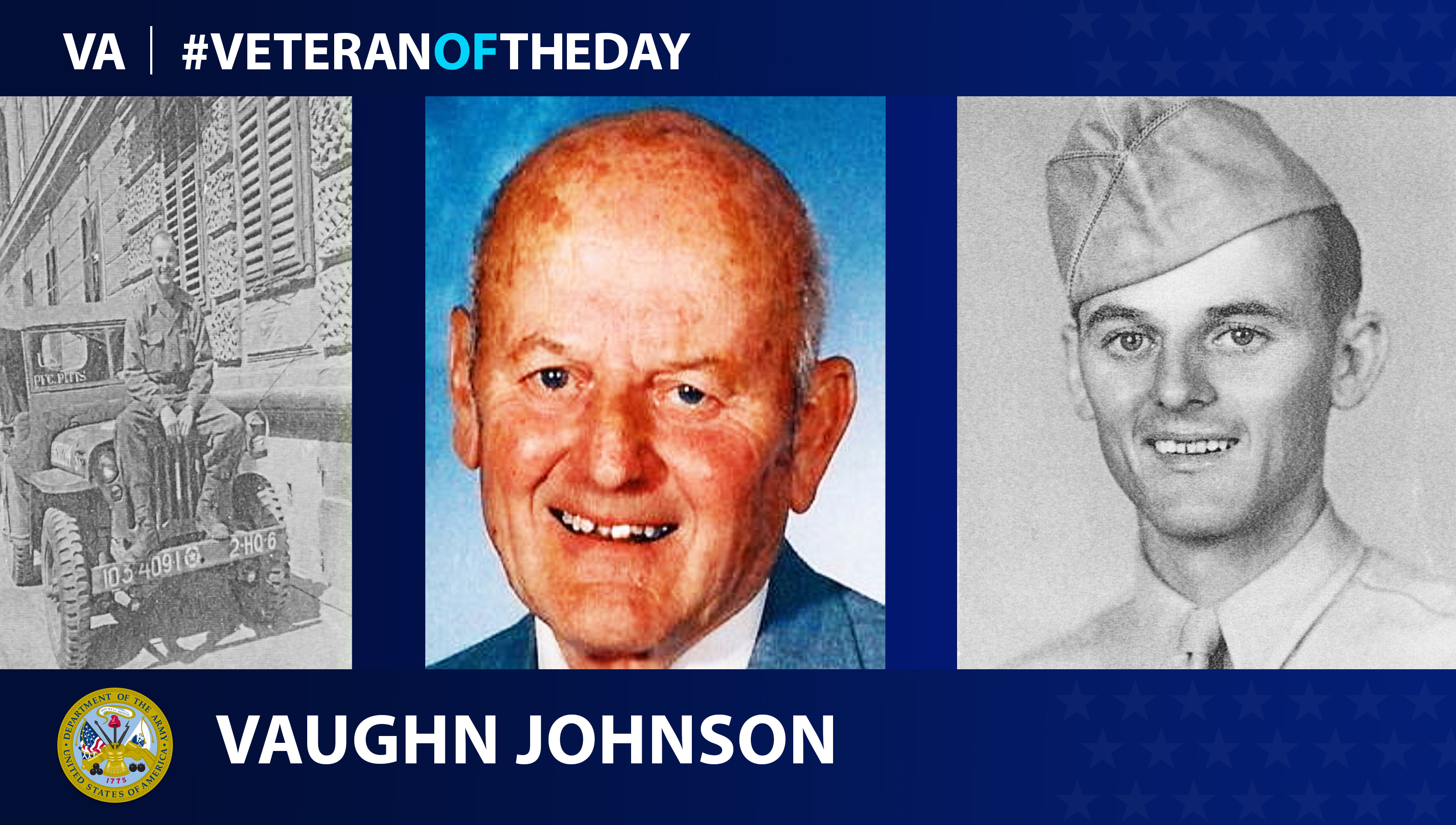 Army Veteran Vaughn A. Johnson is today's Veteran of the Day.