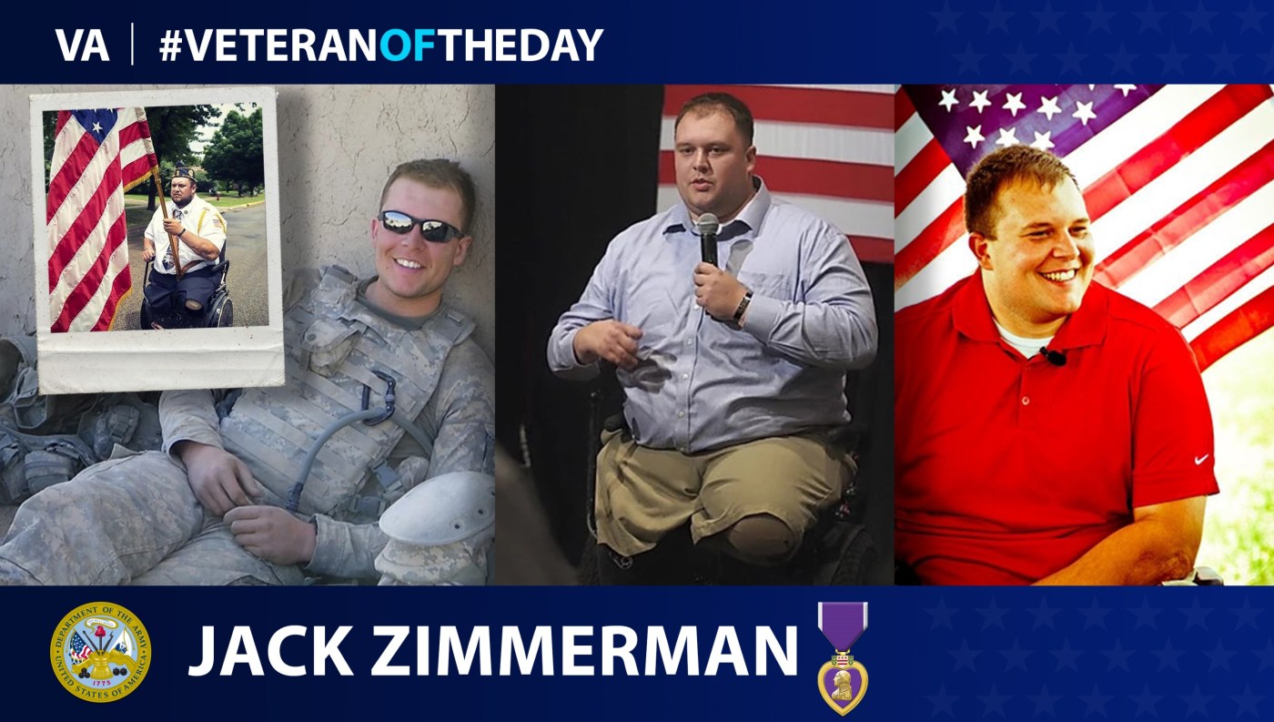 Army Veteran Jack Zimmerman is today's Veteran of the Day.