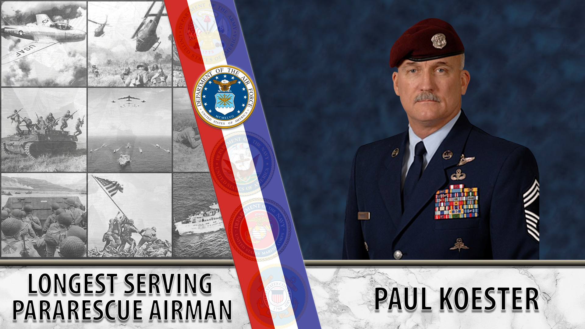 Air Force Veteran Paul Koester was the longest-serving pararescue airman in history.