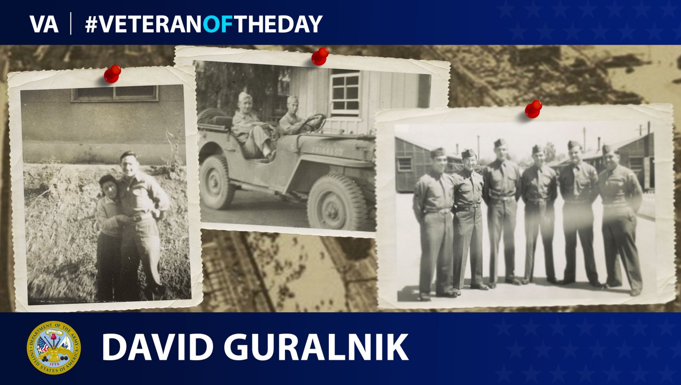 Army Veteran David Guralnik is today's Veteran of the Day.