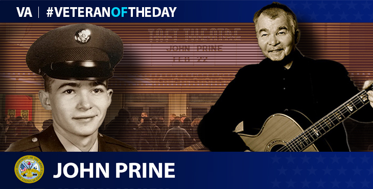Army Veteran John Prine is today's Veteran of the Day.