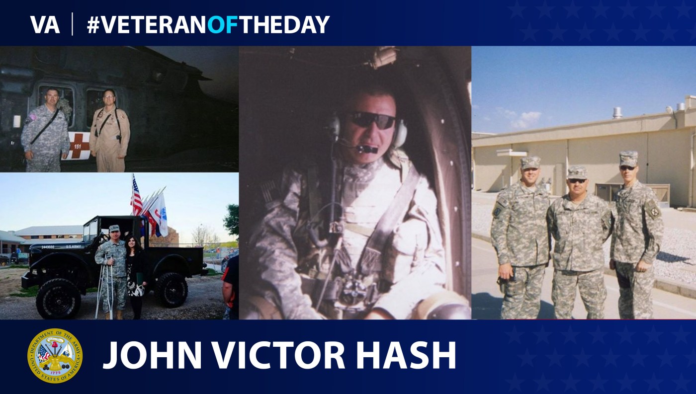Army Veteran John Victor Hash is today's Veteran of the Day.