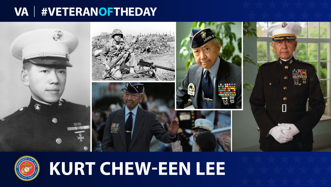 Marine Corps Veteran Kurt Chew-Een Lee is today's Veteran of the Day.