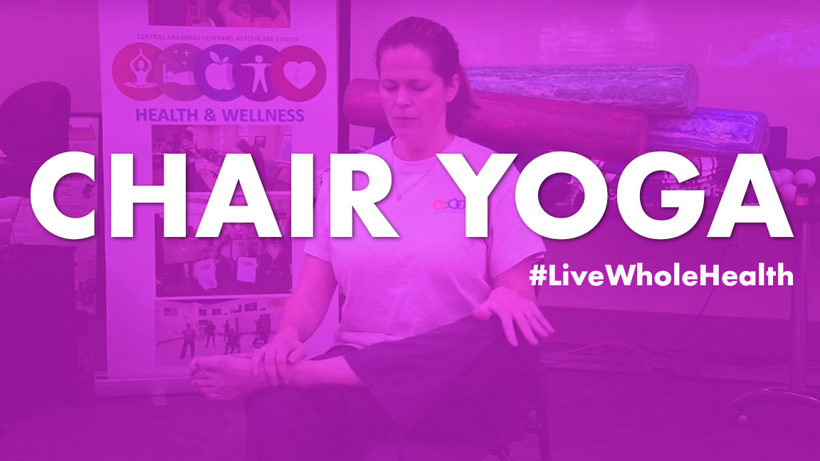 Chair yoga for #LiveWholeHealth MAP