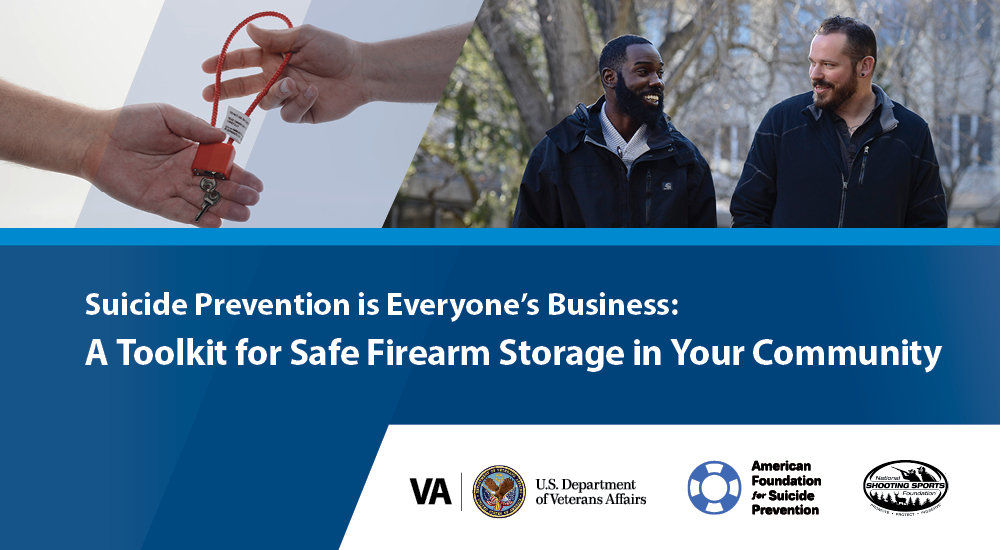 VA's new safe firearm storage toolkit published.