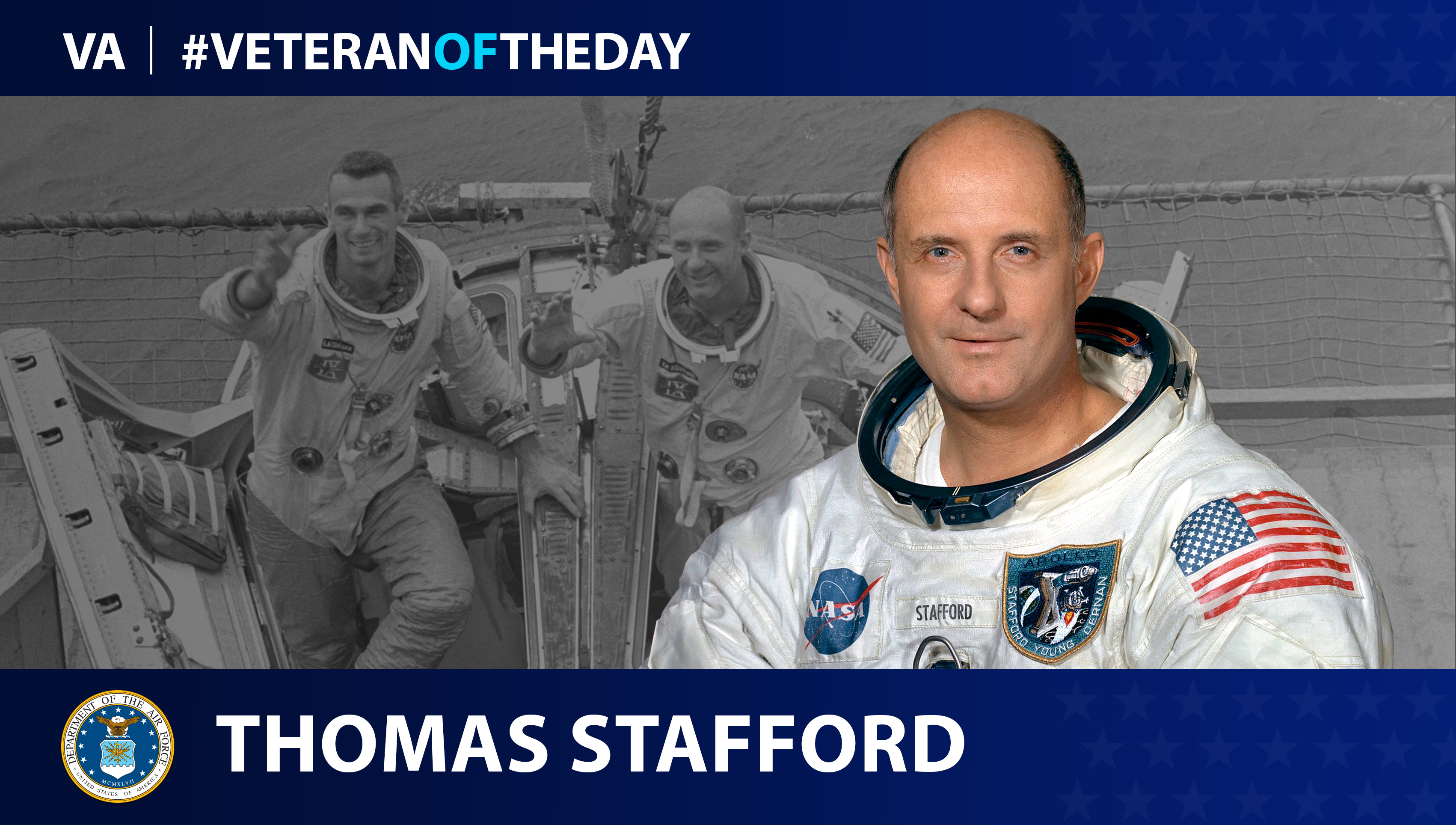 Air Force Veteran Thomas P. Stafford is today's Veteran of the Day.