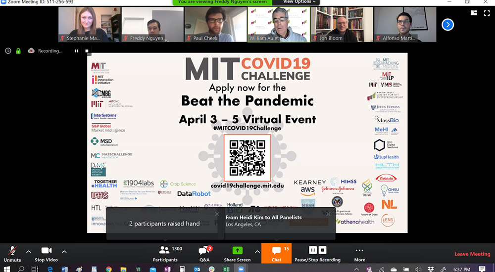 MIT and VA Partner for COVID-19 Hackathon
